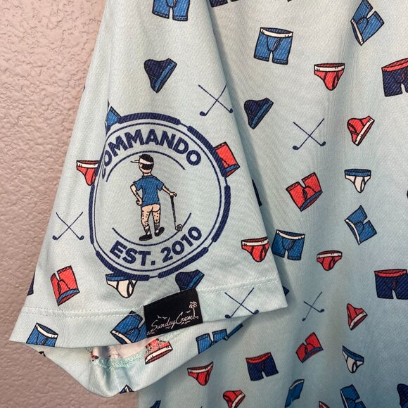 Sunday Crew Golf Polo Shirt Commando - Picture 3 of 5